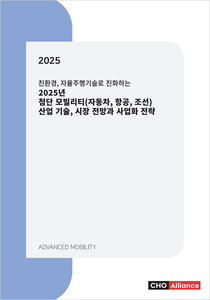 친환경, 자율주행기술로 진화하는 2025년 첨단 모빌리티(자동차, 항공, 조선) 산업 기술, 시장 전망과 사업화 전략